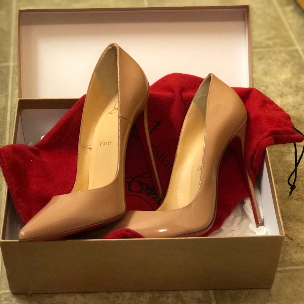 Christian Louboutin So Kate 120 Patent Nude